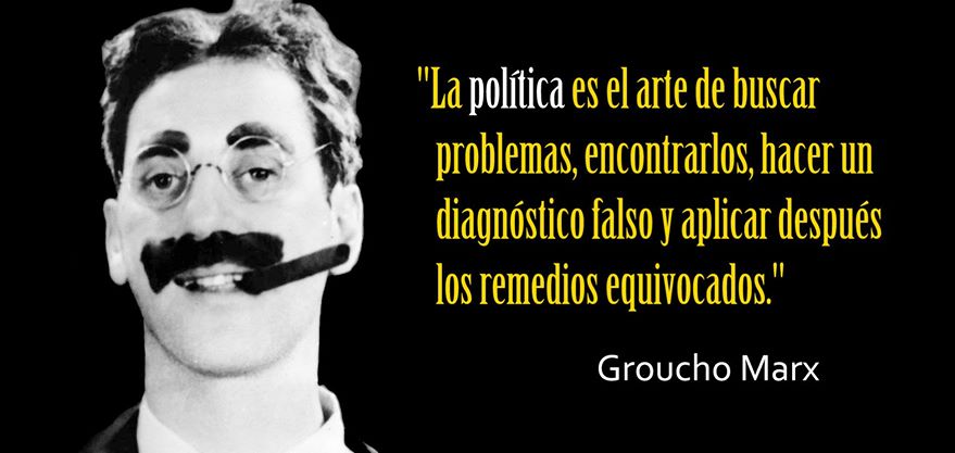 Eres Inteligente Twitterissä: "Frase brillante de Groucho Marx sobre la  política ¿estás de acuerdo con él? http://t.co/YLQyJUIwHN"