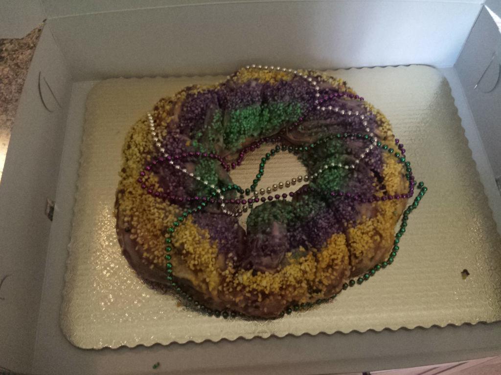 Mardi Gras, King Cake from Bakery Nouveau