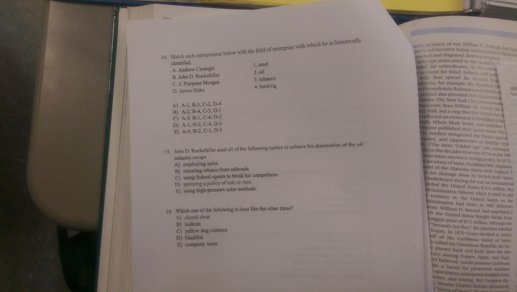 NButton16's tweet photo. Questions 1-16 http://t.co/RqfqK7P3d9