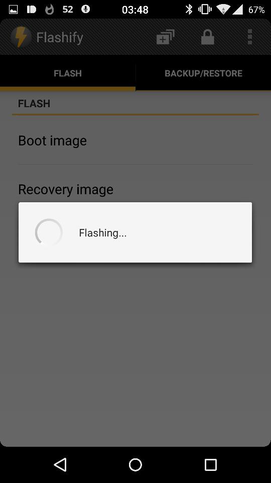 Mapkmaster's tweet image. Зато через утилиту #Flashify всё заебись.