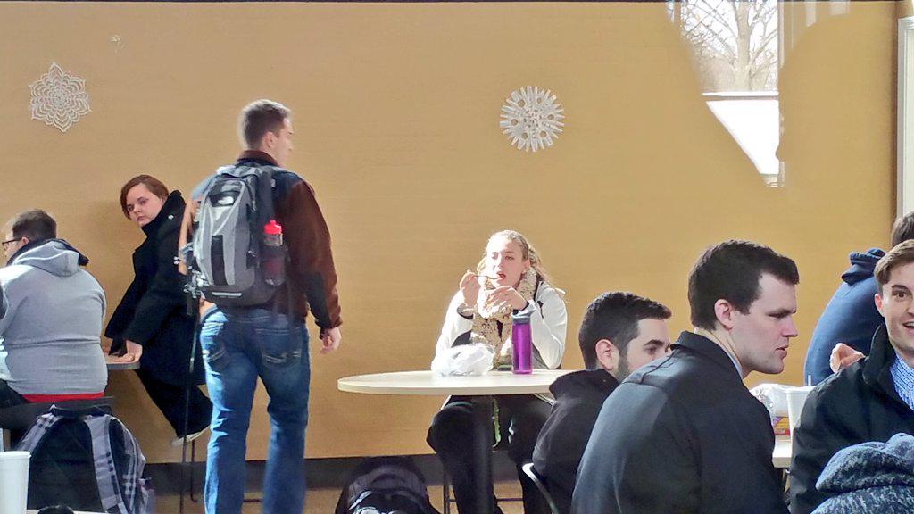 Can I please petition for someone to eat with <a href="/Ivis_reynolds/">Ivy Reynolds</a> tomorrow? ANYONE?!