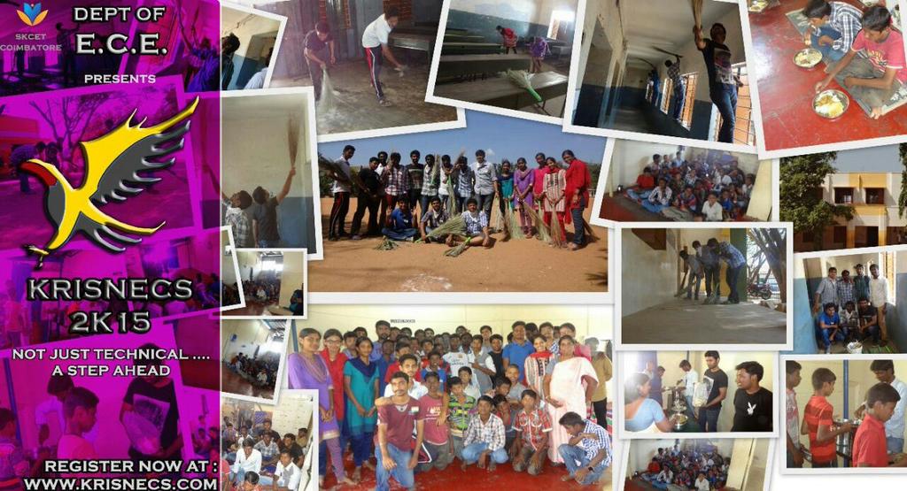 Krisnecs - not jus technical!
Weekly school cleanups and orphanage visits 
Jus another technical event!?
Think again!