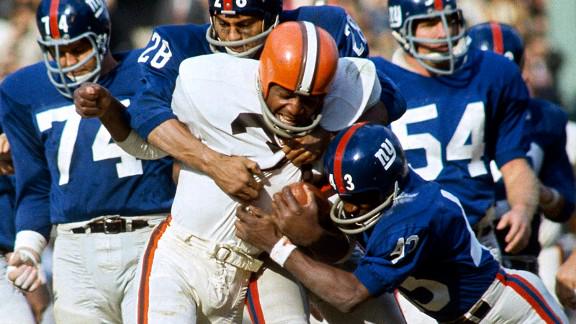 Happy birthday to the greatest running back of all time. Jim Brown. 