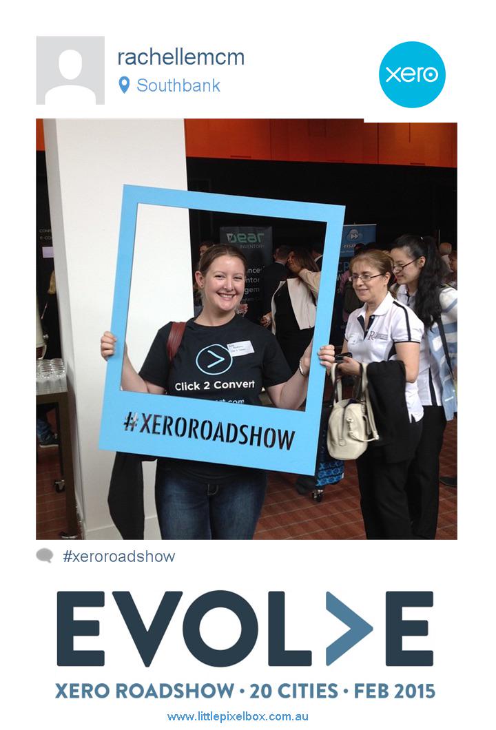 Xero's tweet image. "Loving the product updates" @C2Convert #xeroroadshow ^RP