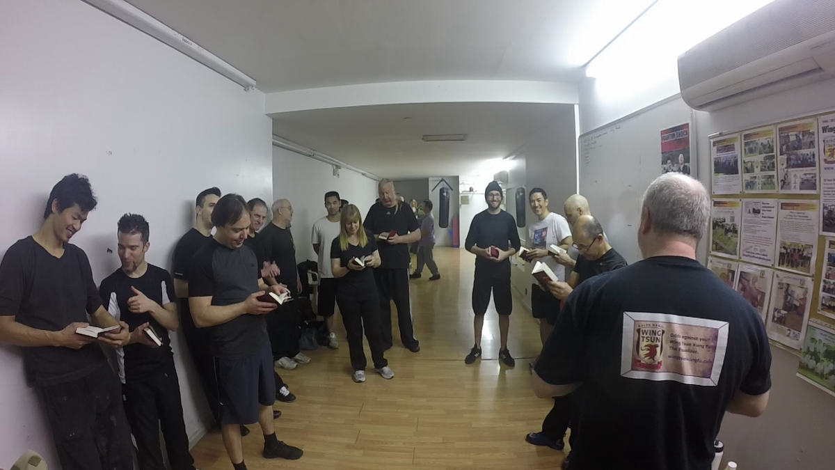 GoPro snaphot by @kyklosphaira at WingTsun Vancouver; classroom full of <a href="/GM_Kernspecht/">SIC TRANSIT GLORIA GERMANIAE (private Account)</a>'s Inner #WingTsun Course #Book