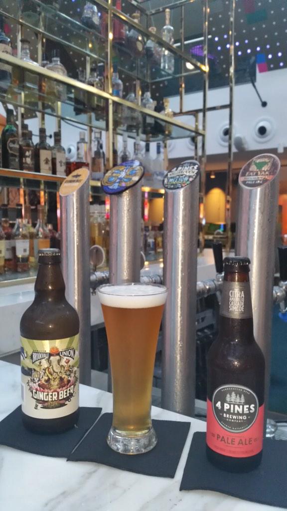 Bankstown Sports Club Atrium Bar pouring <a href="/4PinesBeer/">4 Pines Brewing Co.</a> new Keller Door - Full Nelson Summer Ale! It's a bloody ripper.