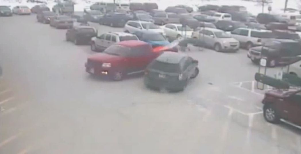 YorkRegion's tweet photo. VIDEO: 92-year-old driver crashes into nine parked cars http://t.co/KX6ZdVwnY8 http://t.co/iFs2n6STo5
