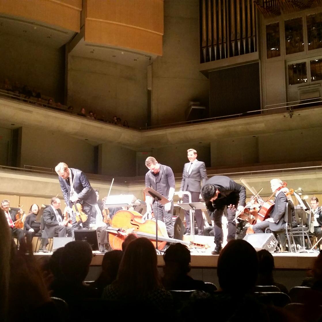 mwaler's tweet image. Great performance tonight by #TimeForThree and the @TorontoSymphony!