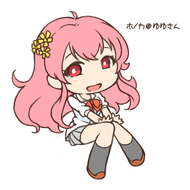 にゃこさんがTwitterに投稿した西園ホノカ(ゾンビランドサガ)のイラスト。