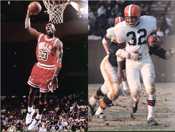 Can\t let the day end w/out wishing 2 legendary men a happy birthday: Michael Jordan & Jim Brown 