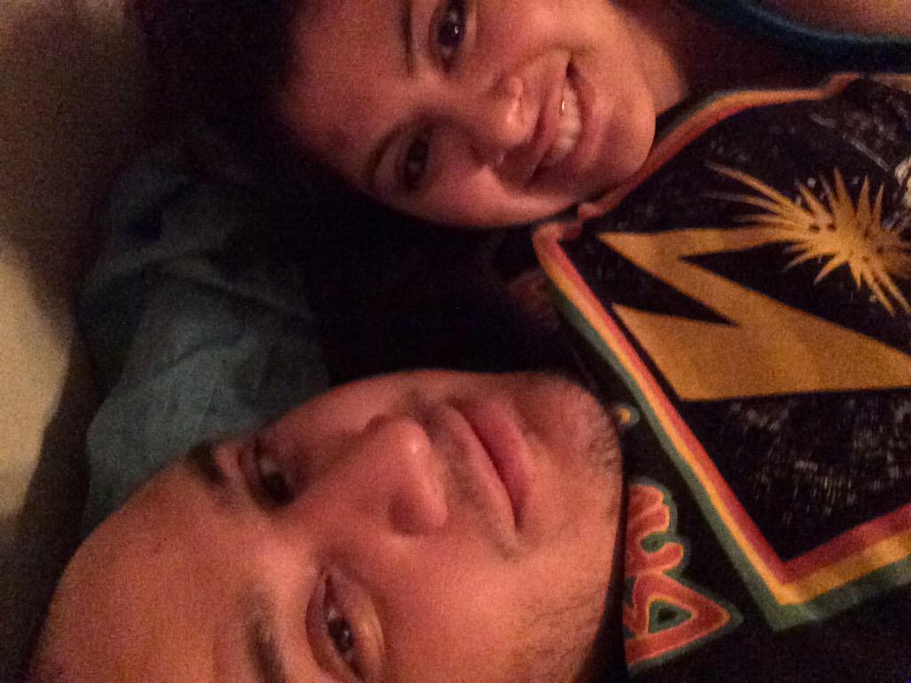 cantonafan84's tweet image. Pic of me waking up to @EileeenMartinez snapping a pic 🐼😊😘 #tiredeyes #needsomerest