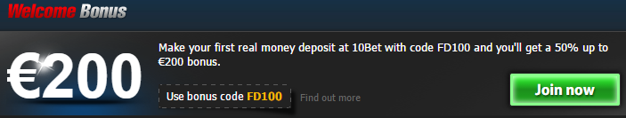 BetOverHere's tweet photo. 50% EXTRA on your 1st deposit with 10Bet up to £200!

>> https://t.co/pvKoiHxiab

https://t.co/j5X2W2UeNA