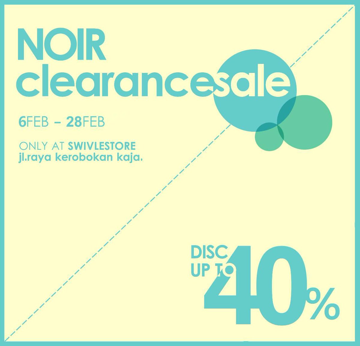 Ayok buruan bra broo.. diborong nih ada sale sampai 40% dari <a href="/NOIR_attitude/">NOIR_YOUTH</a> cuma ada di store kita.