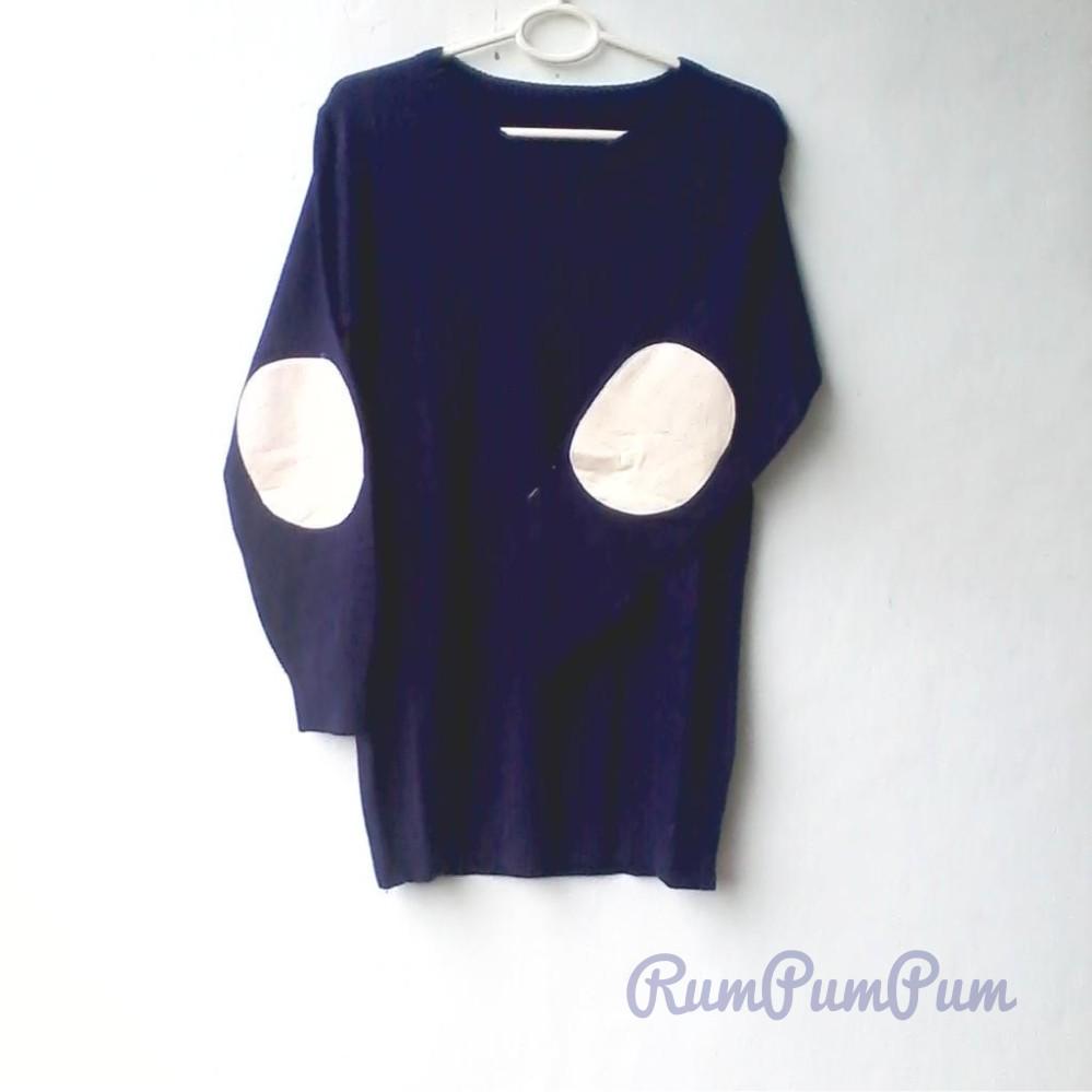 Purple Patch Sweater | All size fit L; IDR 55k; soft knitted #sweatermurah #sweaterlucu #jualsweatermurah