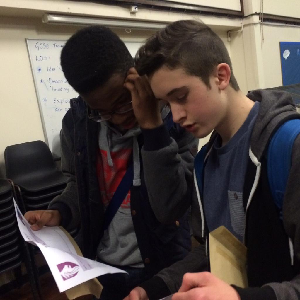 TheParkerEACT's tweet photo. Y10 GCSE results day last week. #ParkerProgress http://t.co/Gd2wOHyYB3