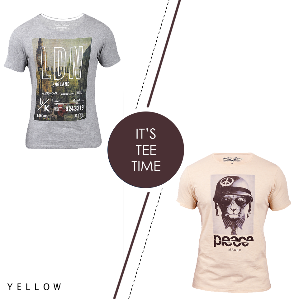 YLWClothing's tweet image. Tees are never out of fashion! #ItsTeeTime #Yellow