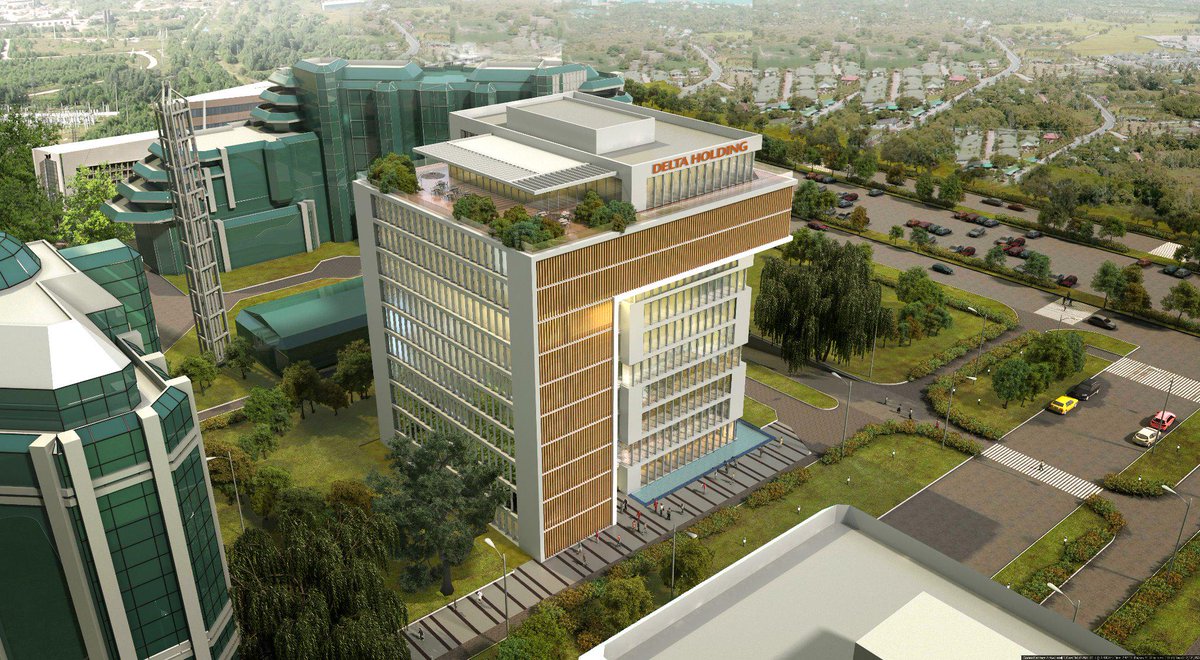 LanaMrvaljevic's tweet photo. Nova poslovna zgrada @Delta_Holding #Apartmani #MalaKula #blok20 http://t.co/A4RLs9rinr"