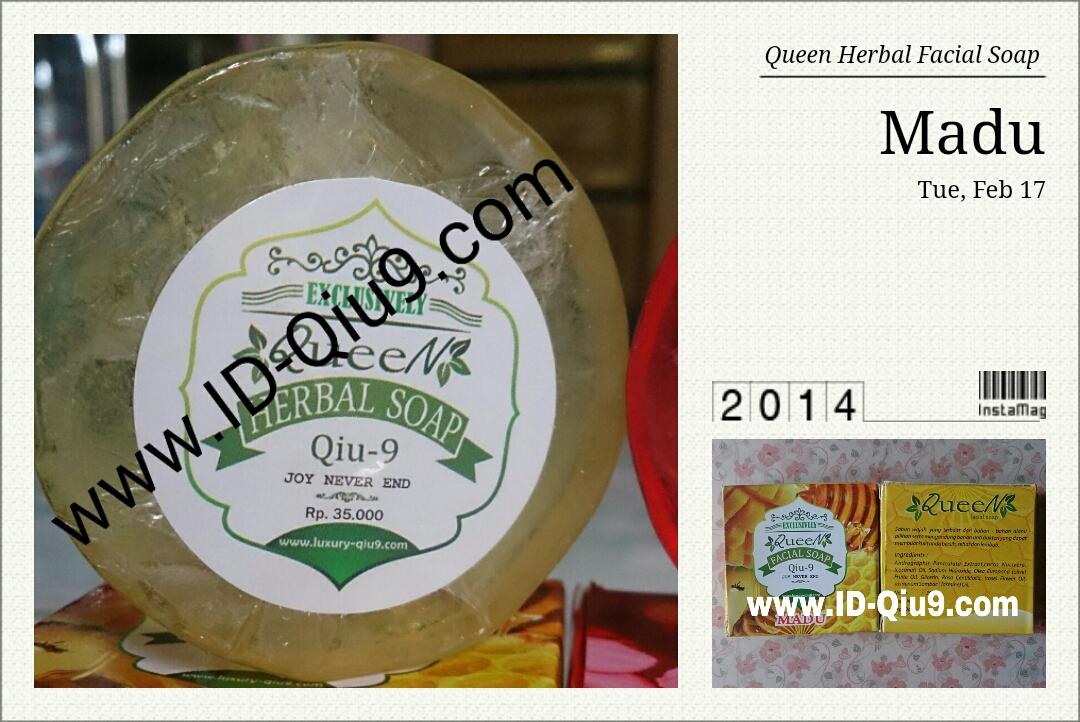 Queen Herbal Facial Soap Aroma Madu
