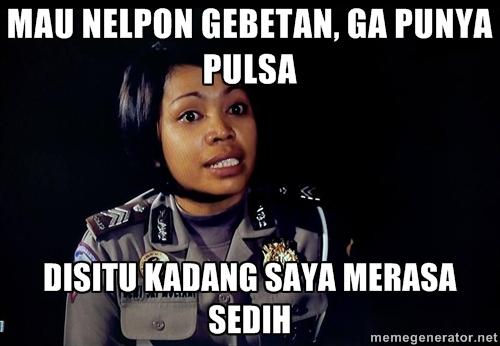 Masih sedih kayak bu Polwan?? Pake Atme dong, banyak GRATISnya dijamin anti sedih deh :p | bit.ly/1D41bCM