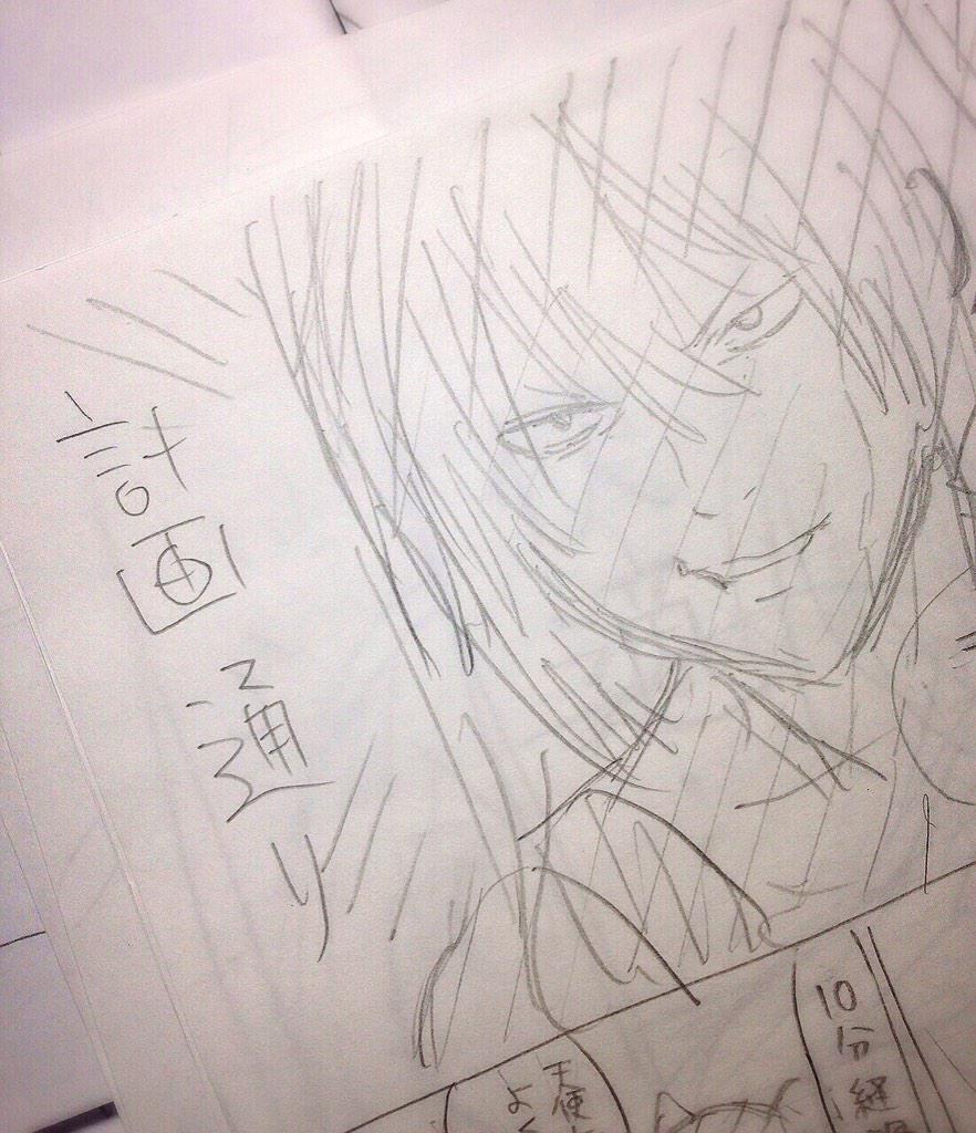 そういえば第4戦の悪魔の「計画通り!」のコマ、ネームではこうでしたが大人の事情でボツになりました…(笑)
好きです、デ◯ノート。 