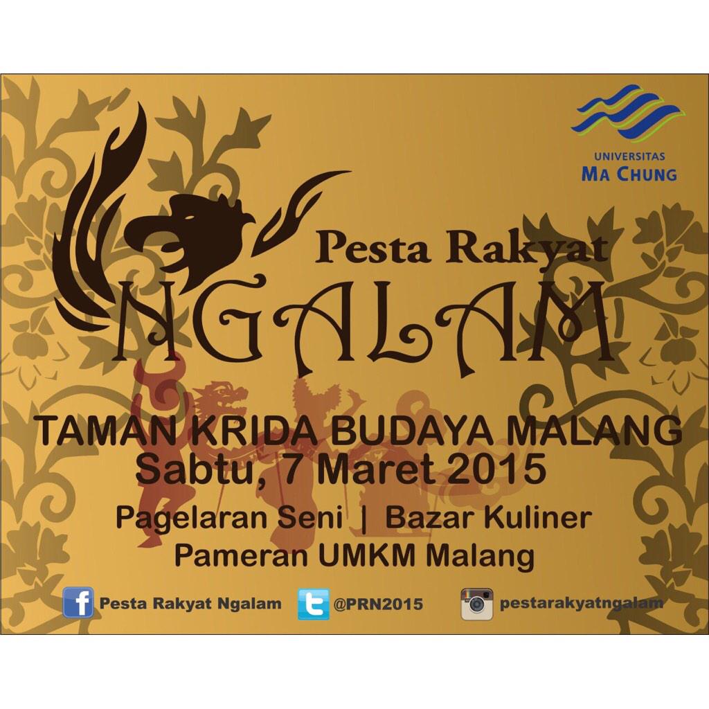 MCF2K18's tweet photo. Jangan lupa tanggal 7 maret 2015 akan ada PESTA RAKYAT NGALAM @ taman krida budaya :) http://t.co/FWEXA6kGEU