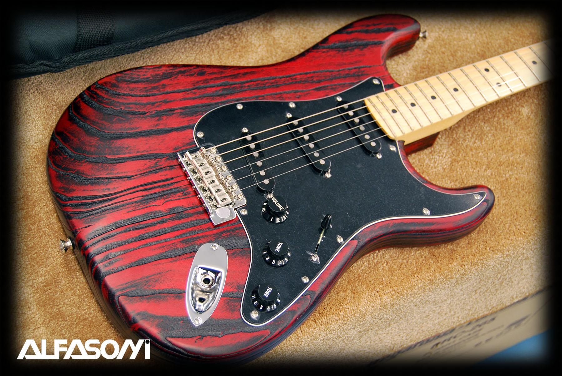 Sandblasted stratocaster 2024