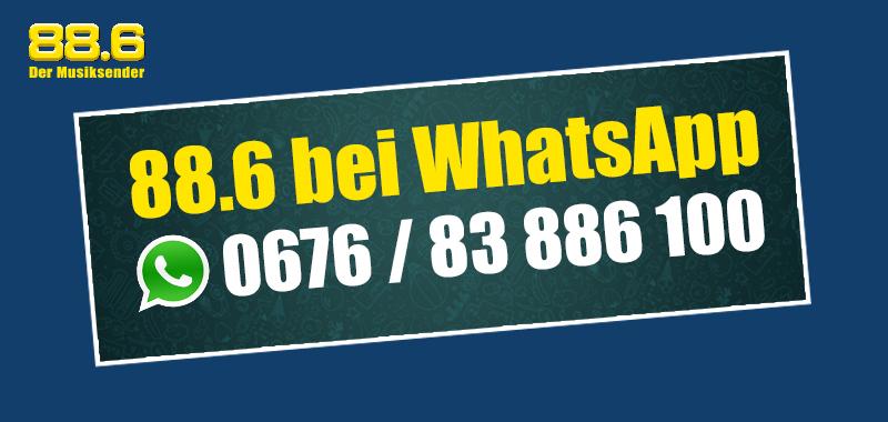 Voicemails, Wünsche, Anregungen und Beschwerden jetz per #whatsapp an 88.6 der Musiksender bit.ly/1EOtYtd