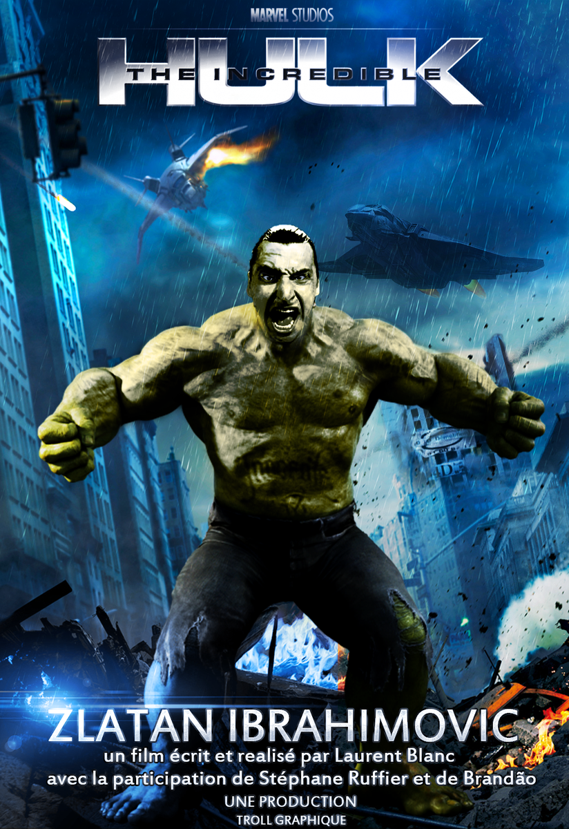 TrollGraphique's tweet image. Nouvelle carrière pour @Ibra_official ?
#ZlatanIbrahimovic #Zlatan #HULK #ChelseaAttentionle11Mars #TrollGraphique