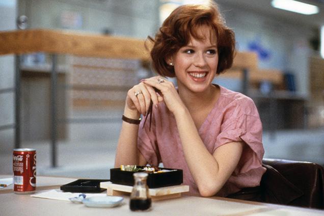 Molly Ringwald in THE BREAKFAST CLUB   1985.  Happy birthday Miss Ringwald. 