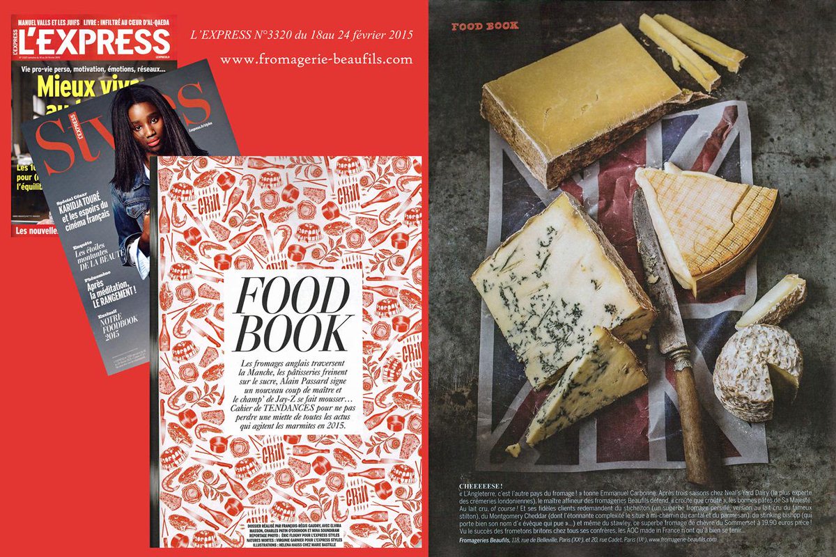 FromageBeaufils's tweet photo. Les fromages anglais de la @FromageBeaufils à l'honneur cette semaine dans @LEXPRESS_Styles avec @NealsYardDairy http://t.co/7NwaeDq8Mj
