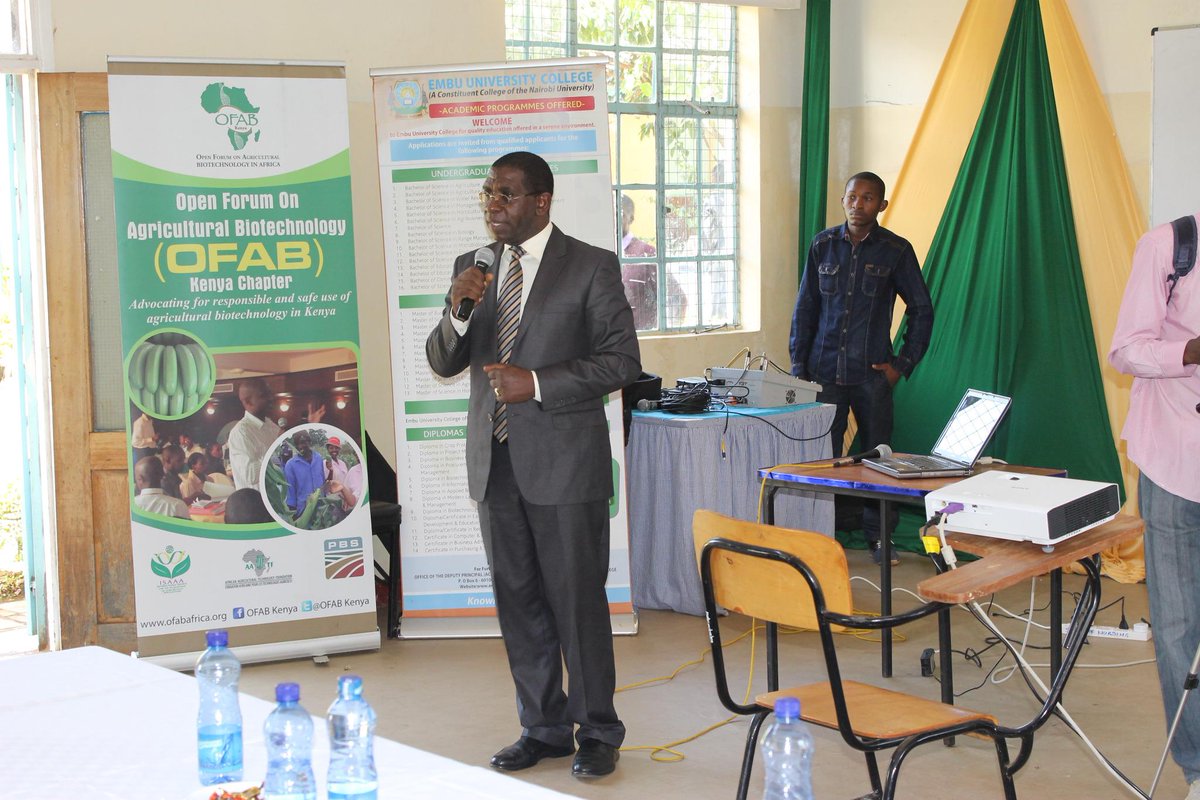 ABCIC's tweet photo. Open Forum for Agricultural Biotechnology (OFAR) Embu County event, 5th feb 2015.In attendance  the Deputy Governor http://t.co/bvFZvo3vYy