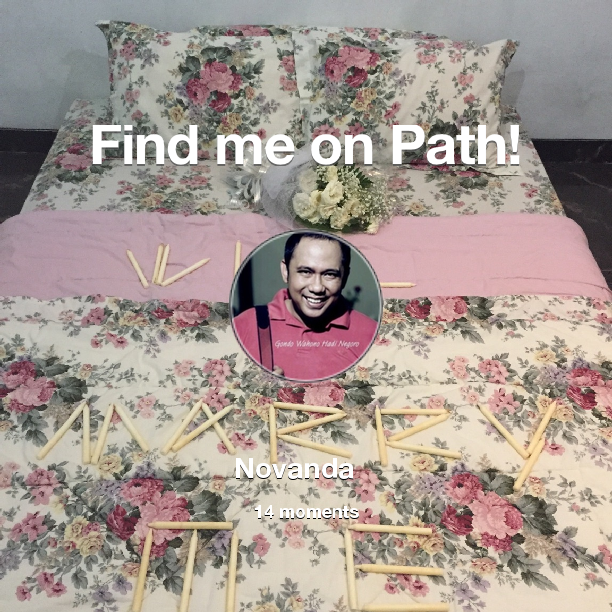 Find me on #Path now! Go to: path.com! #thepersonalnetwork