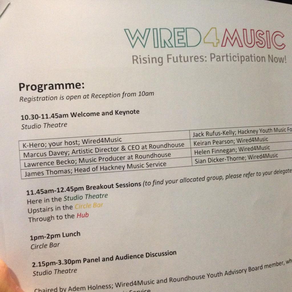 I made it! Time to represent <a href="/createpaisley/">CREATE Paisley</a> &amp; all the fantastic youth programmes I've worked w/ #createrisingfutures