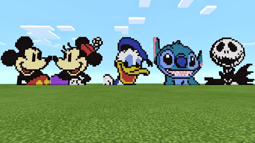 Uzivatel ホリ Na Twitteru ミッキーとミニーとドナルドダックとスティッチとジャック Disney ディズニー ドット絵 マイクラ マイクラpe Minecraftpe マイクラ好きrt すごいと思ったらrt かわいいと思ったらrt Http T Co 15wypnpe54