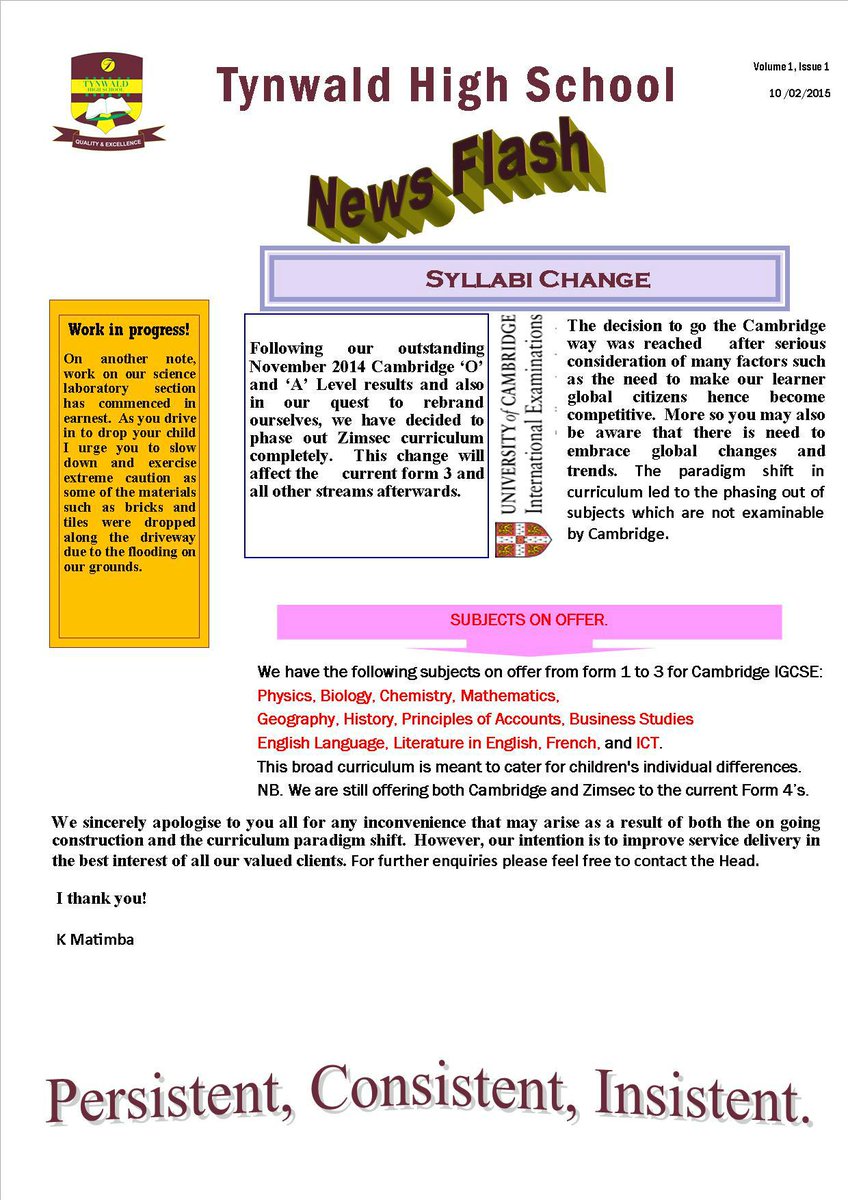 Tynwald High tweet media