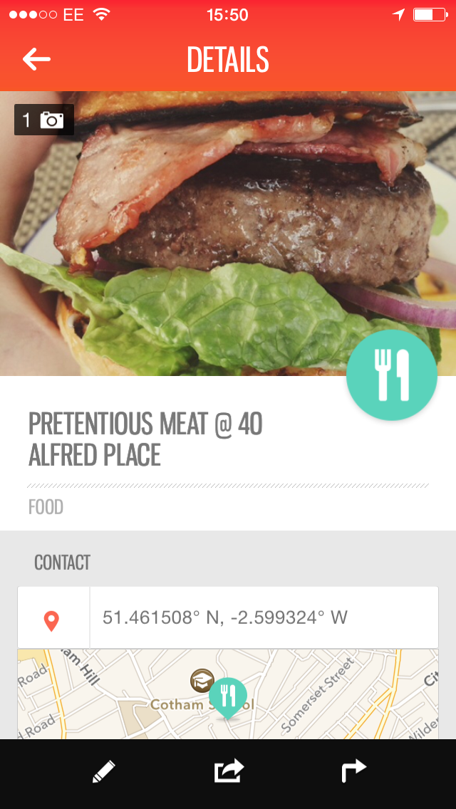 brtthbrstl's tweet photo. Had the best burger of my life at @pretentiousmeat for lunch. Added to @Everplaces: http://t.co/tKFE72w65p http://t.co/7GnRRbQqBt