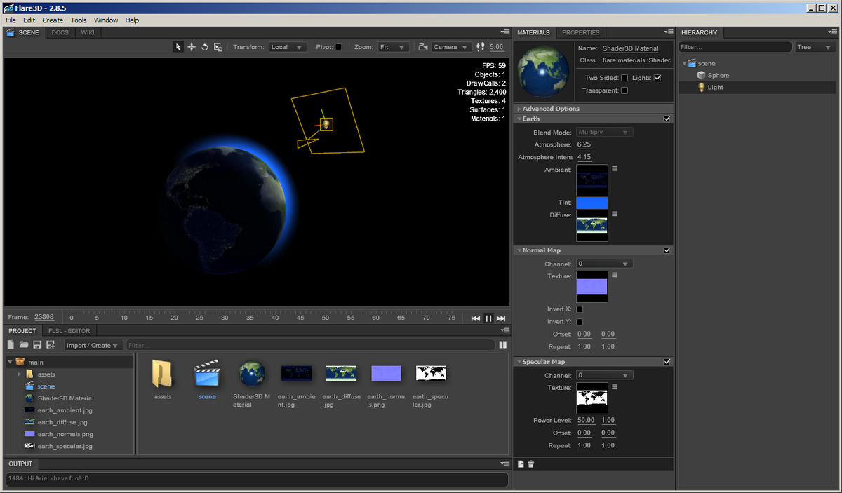 flare3d's tweet photo. Shader fun with #FLSL and #Flare3D! A shader for Ambient Map and Atmosphere. http://t.co/S9HD7cZn97 #gamedev #flash http://t.co/RN1KJmsDtb
