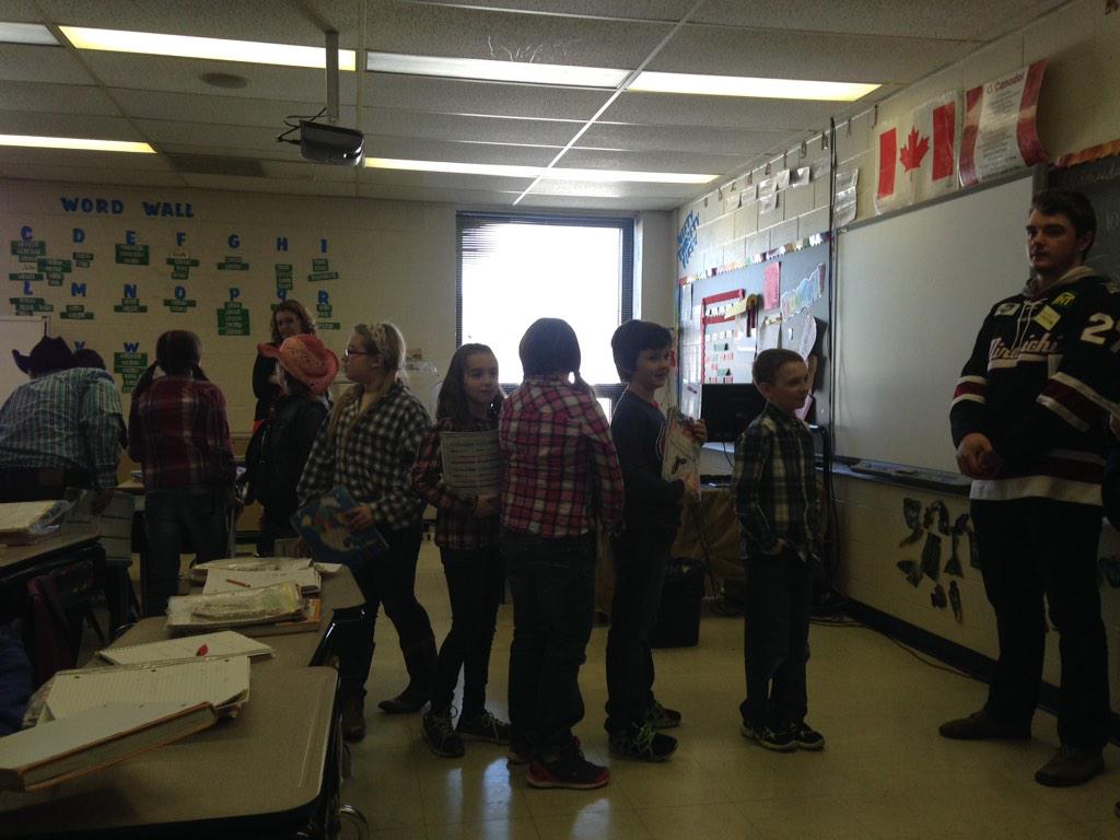 Couple autographs being signed by the <a href="/MTimberWolves/">Miramichi Timberwolves</a> today