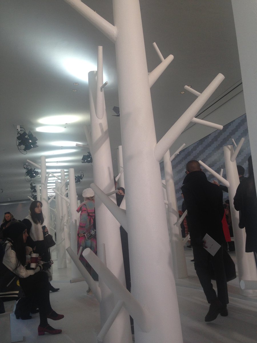 wwd's tweet photo. The set at Delpozo: For more, visit http://t.co/n2BWVS58V6 #NYFW #WWDScene http://t.co/wRLSJUY4bA