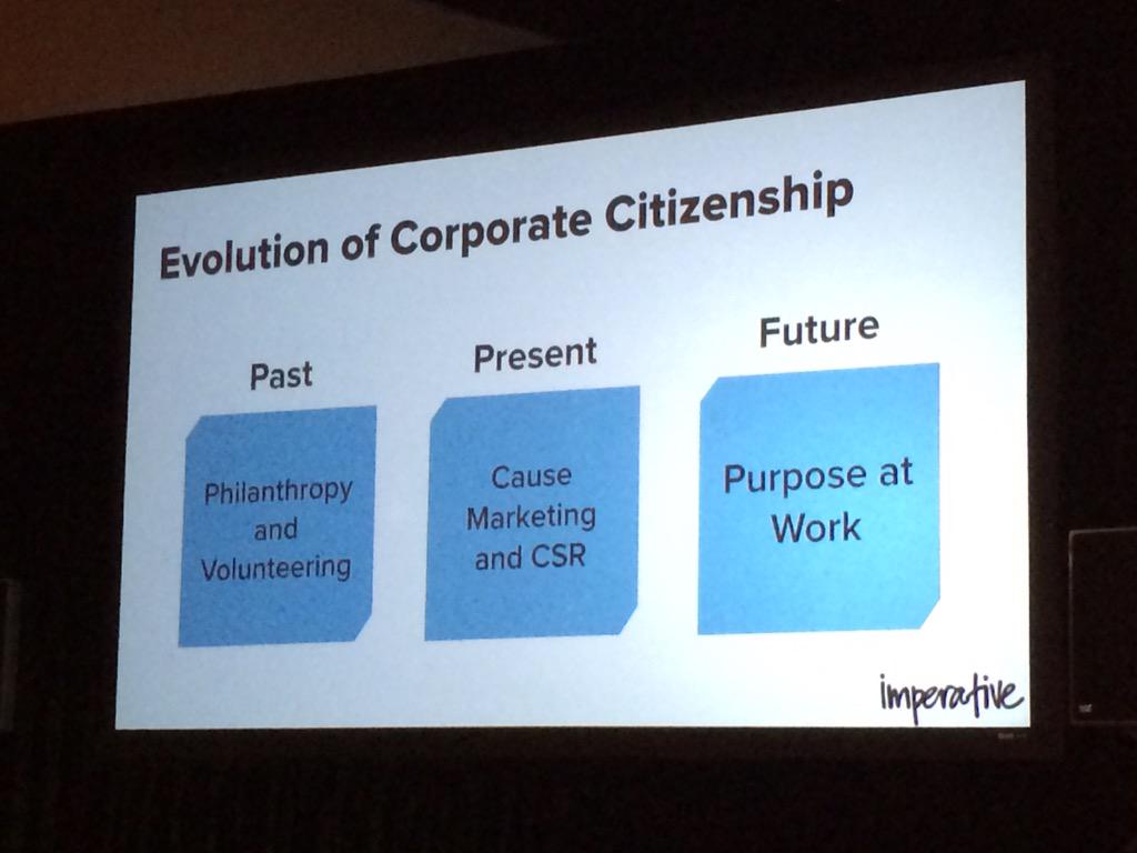 CurtisSChin's tweet image. Indeed. RT “@MilindaMartin: Bring on the future! @aaron_hurst http://t.co/w4sVOZb3Ij” #BeyondCSR #CSR