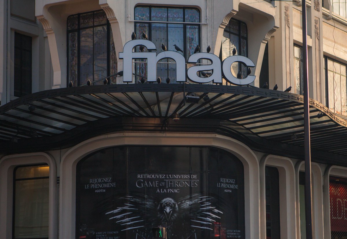 Follow the three-eyed raven vision... Launch of #GOT at Fnac St Lazare &amp; Fnac Ternes in Paris.