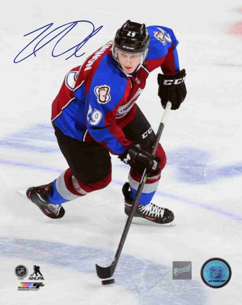 FrameworthSport's tweet photo. RT this signed @MacKinnon9 photo for a chance to win it. I am giving away 2 tomorrow! #10DayGiveaway #10kFollowers http://t.co/L6GIDp9y87
