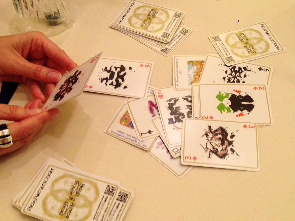 EpicenterUSA's tweet photo. Playing the Roarstack #creativity card game at #EpicenterPathways http://t.co/WkyAcfL4La