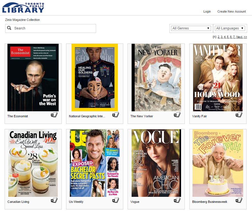 torontolibrary's tweet photo. Looking for something to read during your #TTC ride? Download magazines w/ your library card http://t.co/gJh1zX1Oea http://t.co/z9AZsRochZ