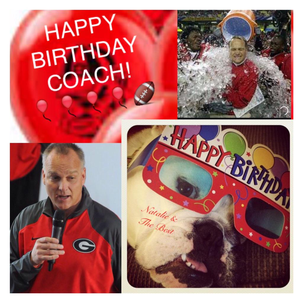 HAPPY BIRTHDAY COACH Mark Richt!!          