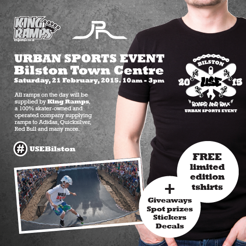 Free ltd ed t-shirts! Stickers, giveaways, prizes, goody bags, pro-riders &amp; ramps to try out! #bmx  #skateboarding