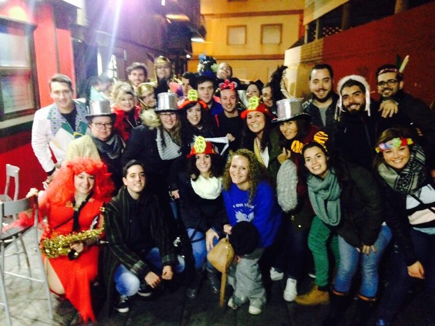 carnavalaribera's tweet photo. Gran noche de pasabares. Gracias a todos por venir http://t.co/YuBSVJrteS
