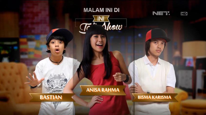 mdtvindonesia's tweet photo. Ini dia tamu kita malam ini di @Ini_Talkshow ada @bastiansteel @AnisaRahma_Adi @bismakarisma #IniTalkshowNETmenabung http://t.co/aZTdtvBHc7