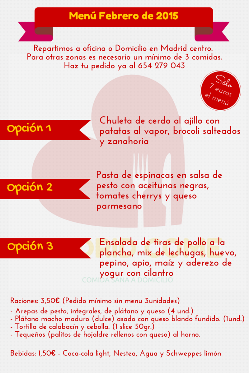 ComeMadrid's tweet photo. Disfruta de una deliciosa comida sana y casera por tan solo 7€ escribe al 654279043 #Madrid #nococines #comidacasera http://t.co/LgqrlCd117