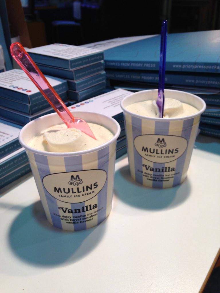 Yummy! <a href="/MullinsIceCream/">Mullins Ice Cream</a> #catex2015